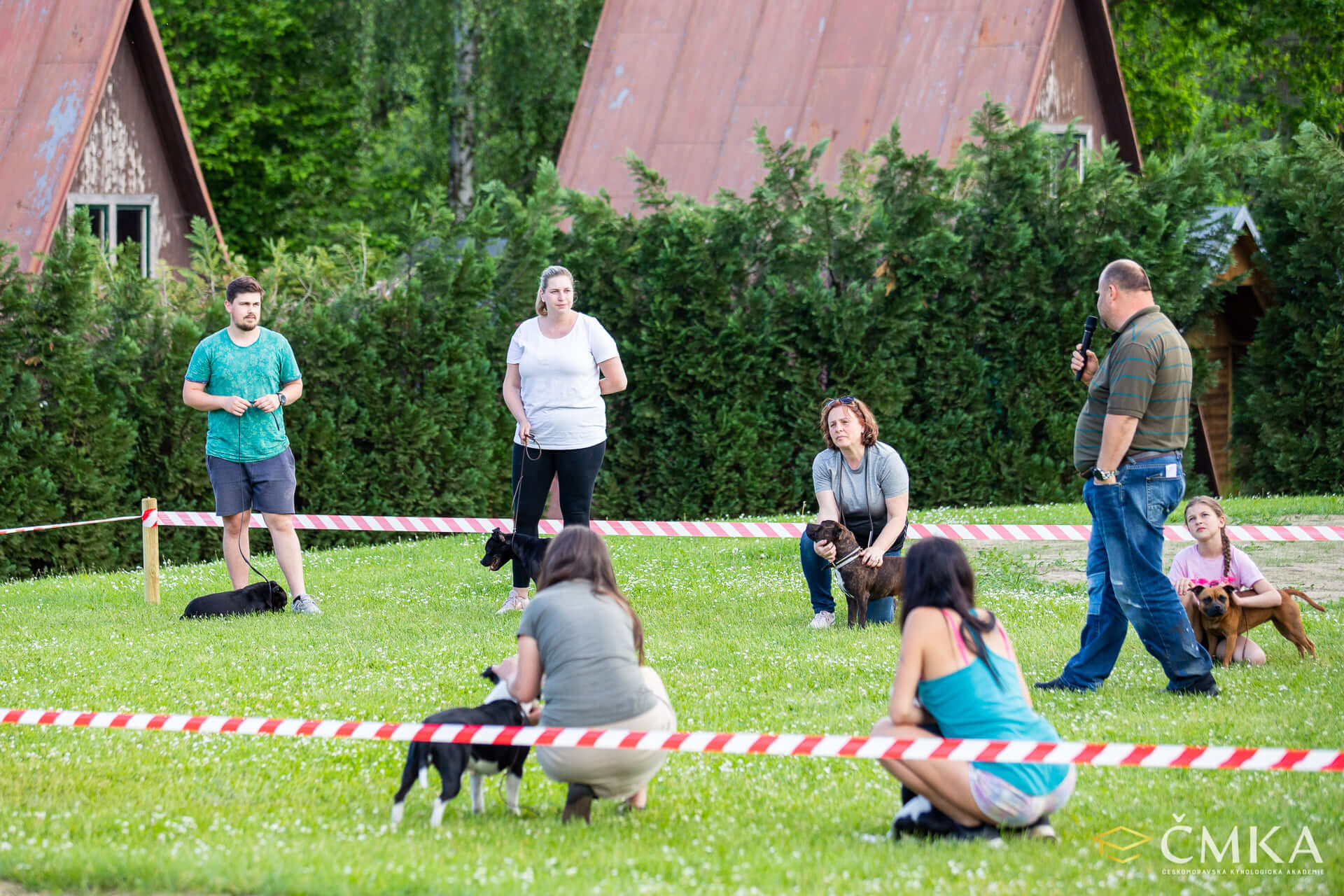 Simulace výstavy na semináři pro plemeno SBT